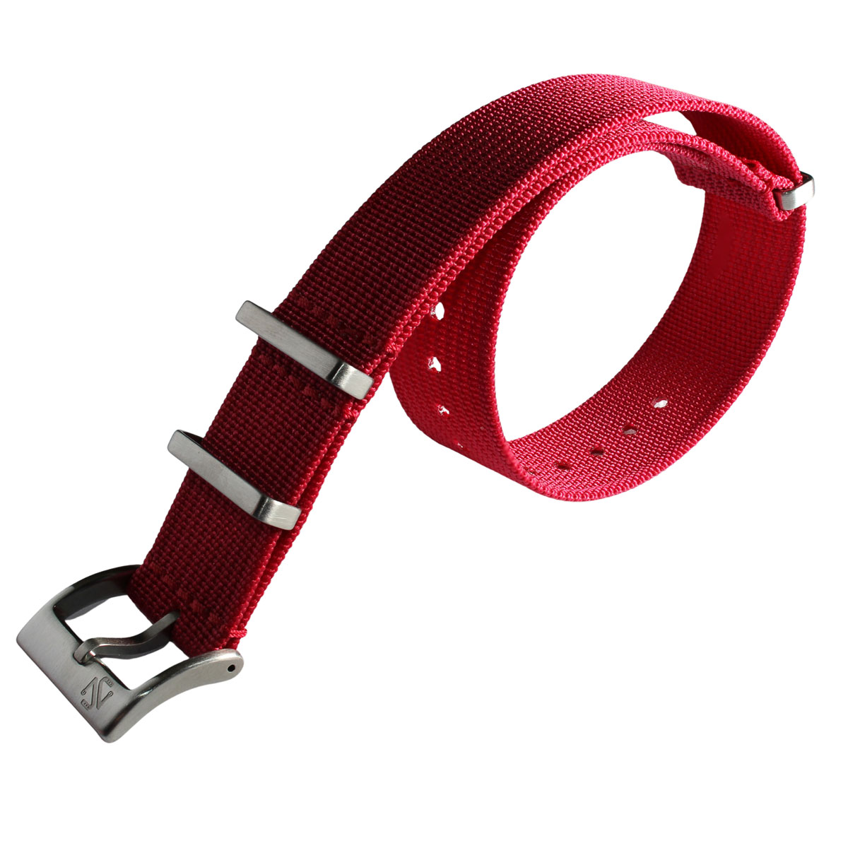 Ribbed Red Nato Strap - Image 3