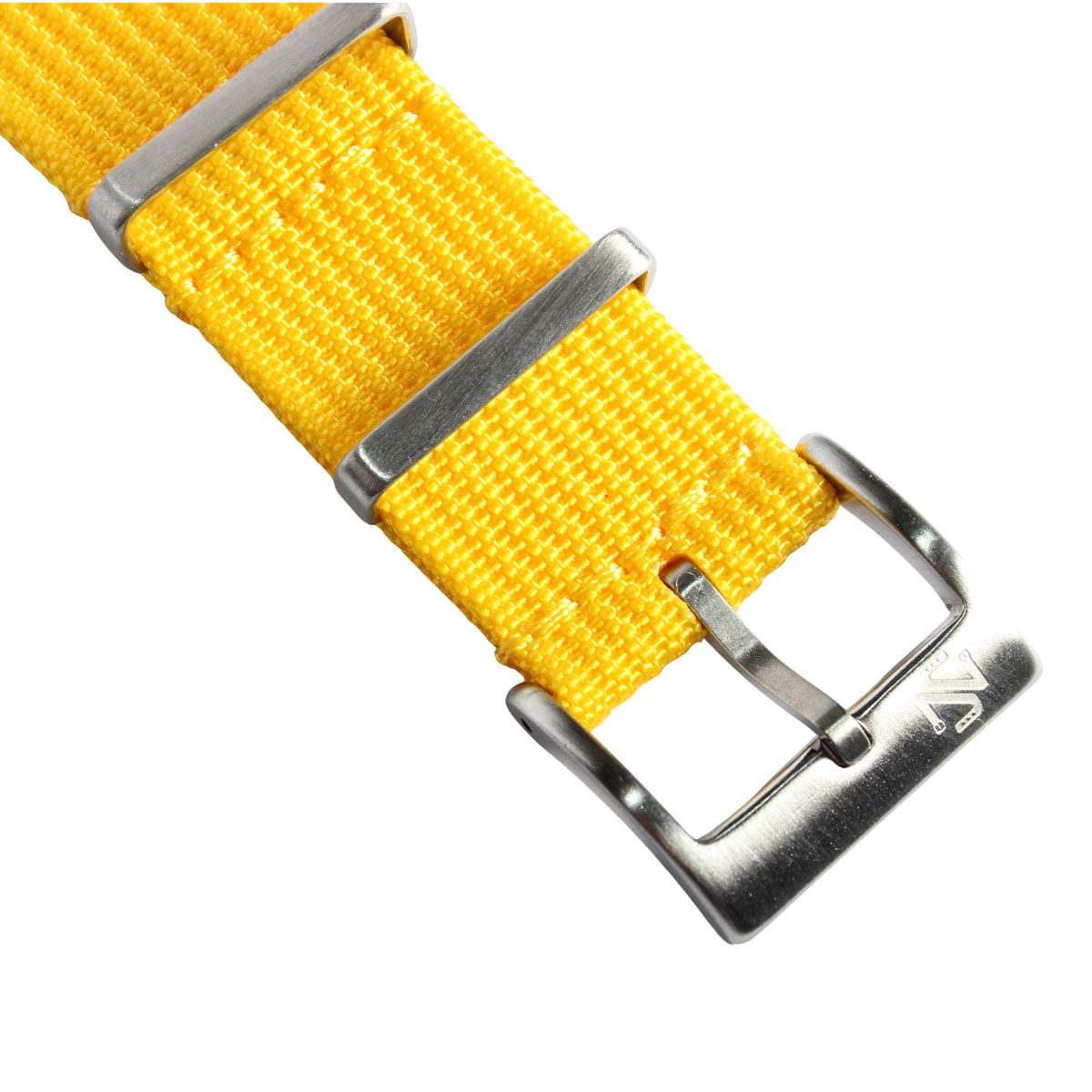 Ribbed Yellow Nato Strap - Image 3