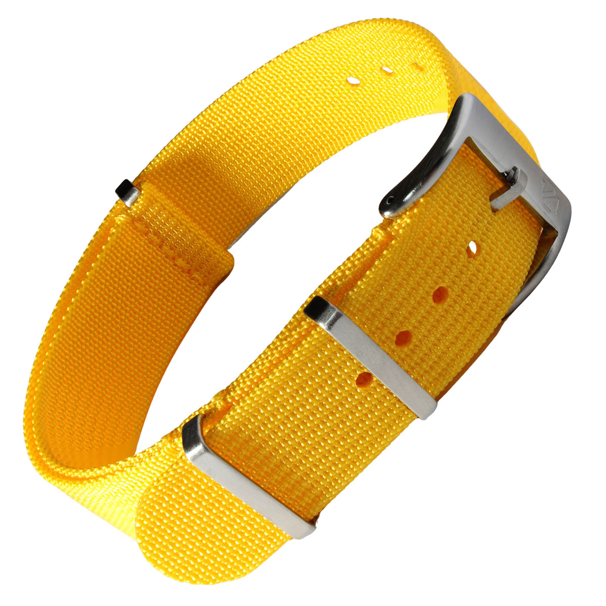 Ribbed Yellow Nato Strap